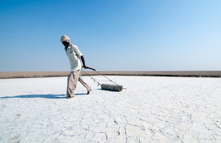 Spectacle Of Salt Desert Unfolded In The Virtual World