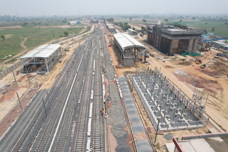 Delhi – Meerut RRTS Project: Tracks Ready At Duhai Depot For Arrival Of First Semi High-Speed Train From Gujarat’s Savli
