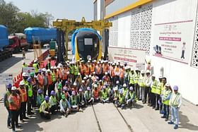 Agra Metro Rail: Draped In Yellow, First Rake Arrives From Gujarat