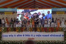 Lucknow: Union Minister Gadkari Inaugurates Two National Highway Projects Worth Over Rs 3,300 Crore