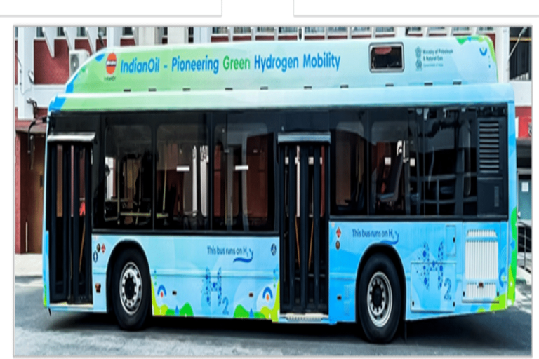Revolutionising Mobility: India’s First Green Hydrogen Fuel Cell Bus Launched At Kartavya Path