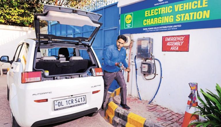 Electric Vehicle Charging Kiosks At 69,000 Petrol Pumps