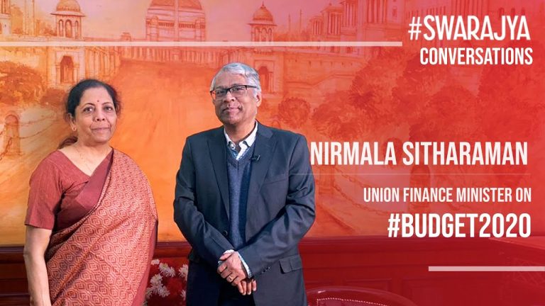 Budget 2020 Exclusive: Swarajya Speaks To Finance Minister Nirmala Sitharaman On The “360 Degree View” Budget