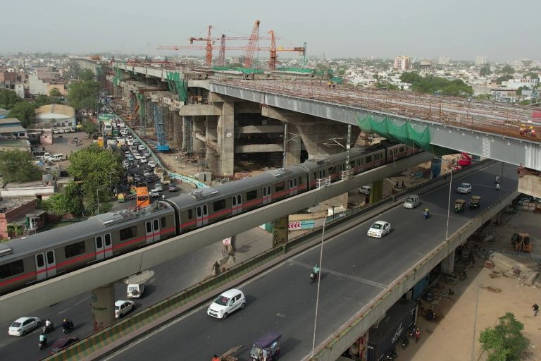 NCRTC Installs Longest Steel Span For Delhi-Ghaziabad-Meerut RRTS Corridor