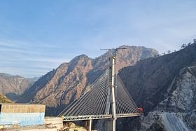 India’s First ‘Cable-Stayed’ Anji Khad Railway Bridge Nearing Completion