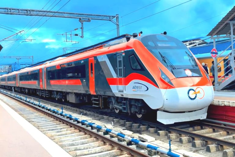 India’s First 20-Coach Vande Bharat Train Undergoes Trial Run On Ahmedabad-Mumbai Route